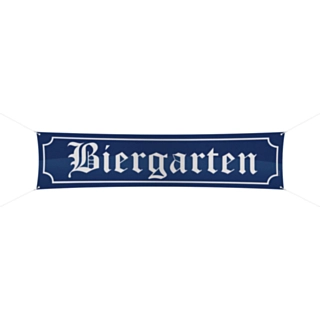 Oktoberfest Biergarten Banneri