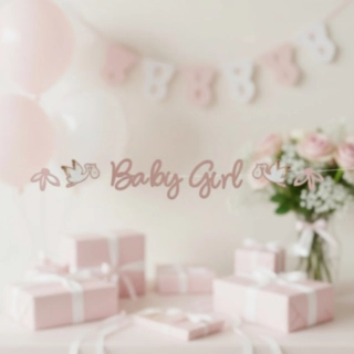 Baby Girl Koristenauha Vaaleanpunainen