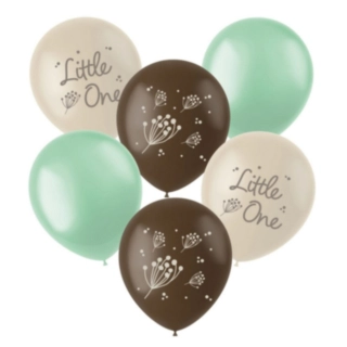 Blooming Little One Lateksipallot Minttu/Ruskea/Creme