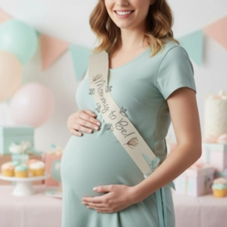 Mommy To Be Olkanauha Beige/Minttu