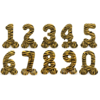 Tiikeriraidallinen Numeropallo Kulta