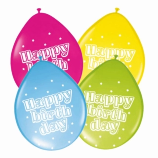 Happy Birthday Ilmapallot Neon