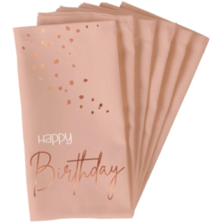 Lush Blush Happy Birthday -servetit