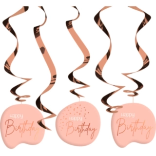 Kierrekoristeet Happy Birthday Lush Blush