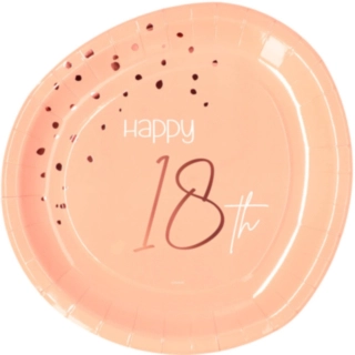 Lush Blush Happy 18th -pahvilautaset