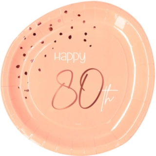 Lush Blush Happy 80th -pahvilautaset