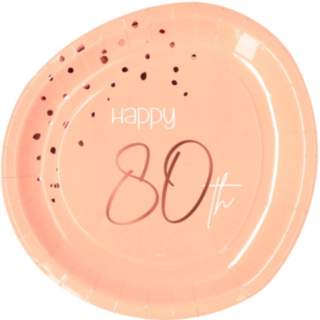 Lush Blush Happy 80th -pahvilautaset