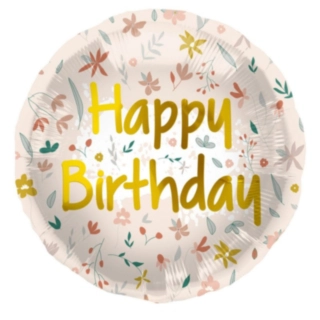 Happy Birthday Kukallinen Foliopallo