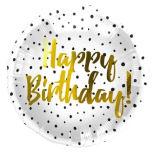 Happy Birthday Foliopallo Pilkullinen