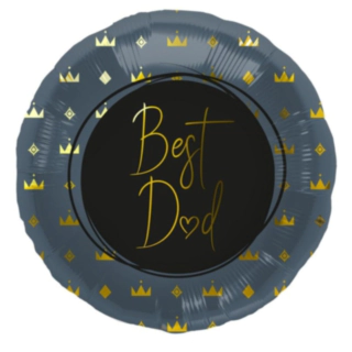 Best Dad Foliopallo Tummansininen