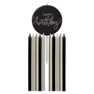 Happy Birthday Kakkukyntiilät Crème Noir