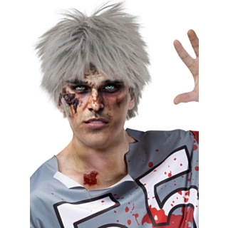 Zombie Peruukki Harmaa
