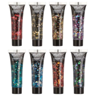 Isokimalteinen Glittergeeli