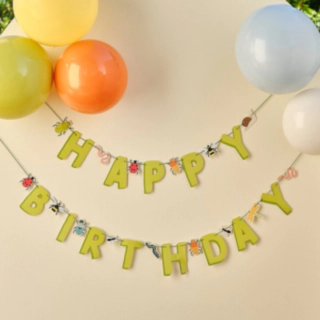Ötökkä Happy Birthday Koristenauha