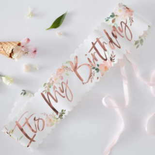 Kukallinen It's My Birthday Olkanauha