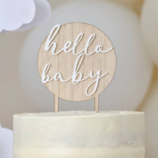 Hello Baby Puinen Kakkukoriste