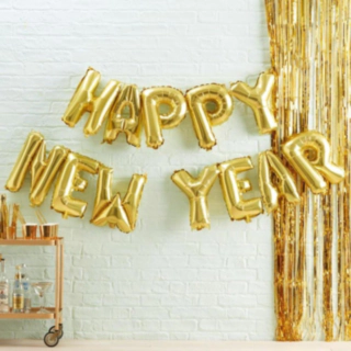 Happy New Year Foliopallot Kulta