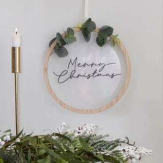 Merry Christmas -joulukranssi
