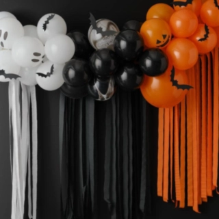 Halloween ilmapallot taustaseinä