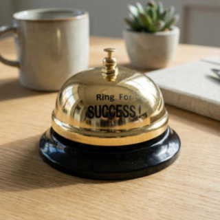 Ring for SUCCESS Vastaanottokello Kulta