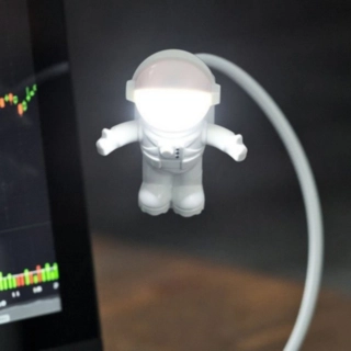 Astronautti USB Lamppu Valkoinen