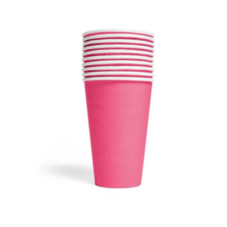 Pahvimukit Hot Pink