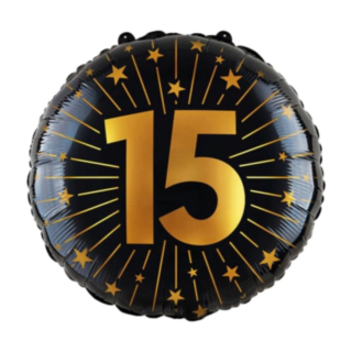 15-Vuotis Golden Celebrations Folioilmapallo