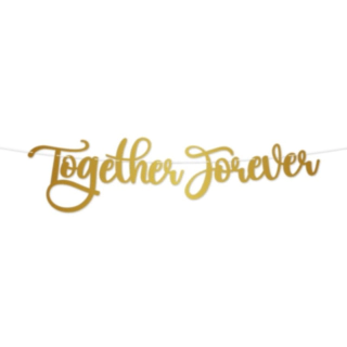 Together Forever Koristenauha Kulta