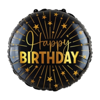 Happy Birthday Golden Celebrations Suuri Folioilmapallo