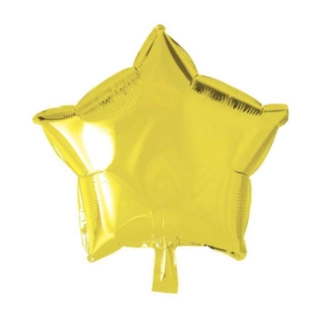 Keltainen tähtifoliopallo