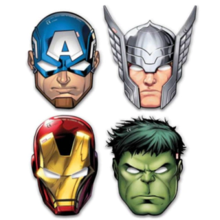 Avengers® Pahvinaamiot
