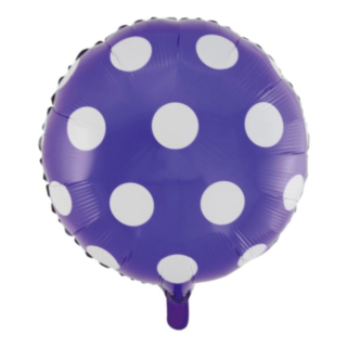 Pilkkukuvioitu Folioilmapallo Violetti