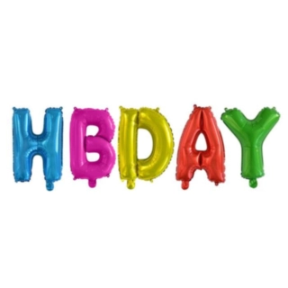 Hbday Foliopallot Monivärinen