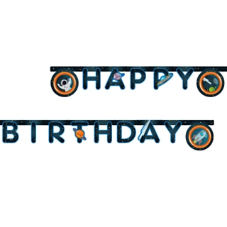 Happy Birthday Avaruusraketti Köynnös
