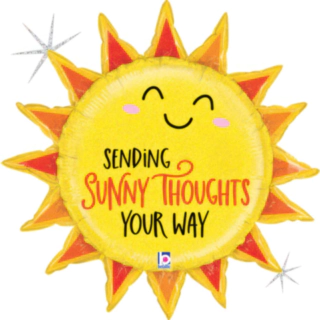 Sunny Thoughts Aurinko Folioilmapallo