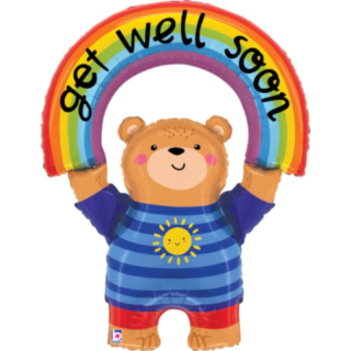 Get Well Soon Nalle Folioilmapallo