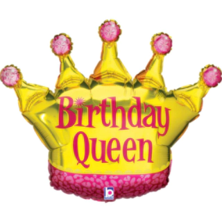 Birthday Queen Kruunu Folioilmapallo