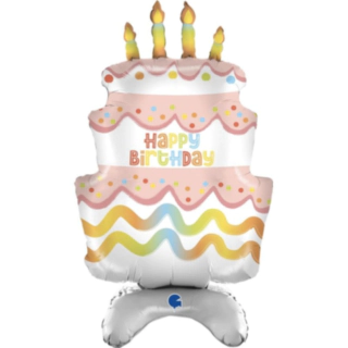 Kerroskakku Happy Birthday Foliopallo
