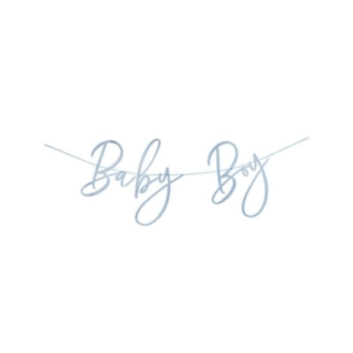 Baby Boy Kirjainnauha Vaaleansininen