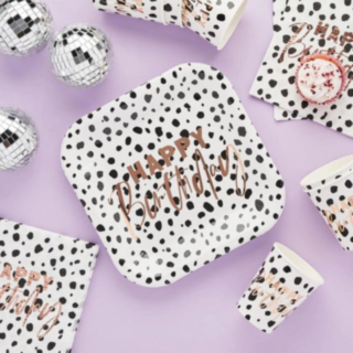 Dalmatialainen Syntymäpäivä Pahvilautaset