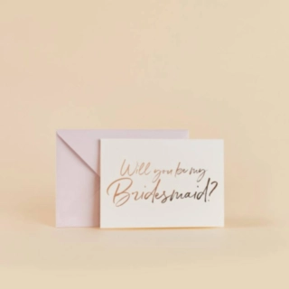 Will You Be My Bridesmaid Kortti
