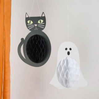 Halloween Hunajakennokoristeet