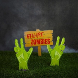 Beware Zombies Kyltti