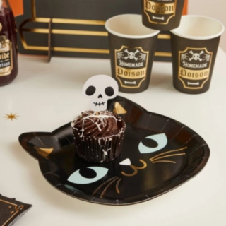 Halloween Kissa Pahvilautaset