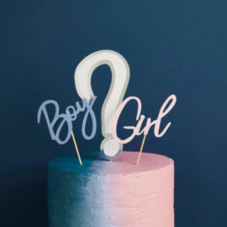 Babyshower Boy Girl Kakkukoriste