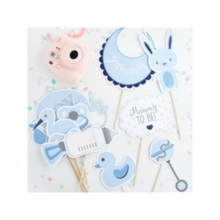 Babyshower valokuvausrekvisiitta sininen