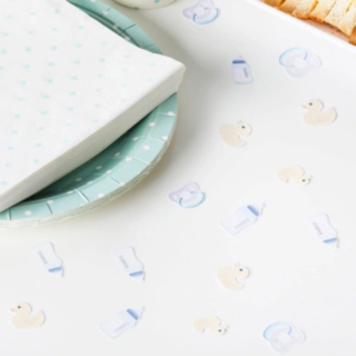 Babyshower unisex konfetti