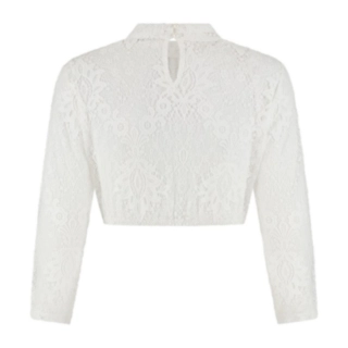 Dirndl Pusakka Korkea Kaulus Pitsi Creme