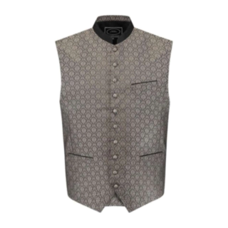 Tirolilaisliivi Jacquard Harmaa