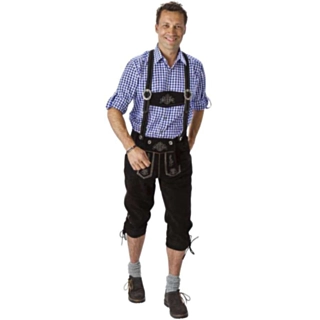 Lederhosen Pitkät Musta